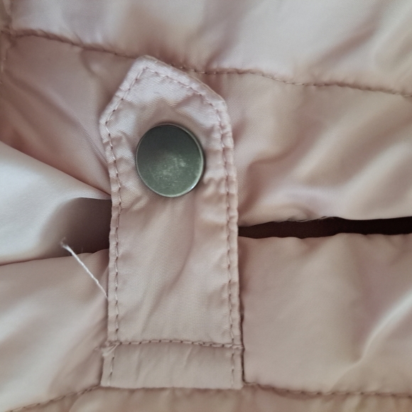 J. Jill Vest Womens Sz M Pink Down Puffer Full Zip Mock Neck EUC - Picture 9 of 9